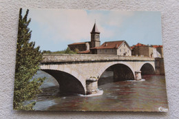 H716, Cpm, Varilhes, Le Pont Et L'église, Ariège 09 - Varilhes