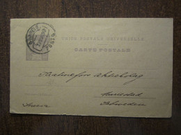 1897 PORTUGAL PORTO STATIONERY To SWEDEN - Covers & Documents