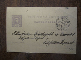 1906 PORTUGAL LISBOA LISSABON STATIONERY To DORPAT/RUSSIA/ESTONIA - Brieven En Documenten