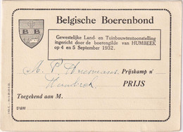 Belgische Boerenbond - Humbeek - Grimbergen