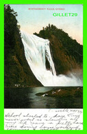 MONTMORENCY FALLS, QUEBEC - TRAVEL IN 1907 -  W. G. MACFARLANE PUBLISHER - - Montmorency Falls