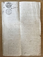 NOTARISAKTE 1824 ??? Dendermonde - Wieze - Uyttersprot - Cornelis - Van Mol Etc - Historical Documents