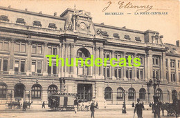 CPA BRUXELLES LA POSTE CENTRALE ELIXIR DE SPA TRAM - Trasporto Pubblico Stradale