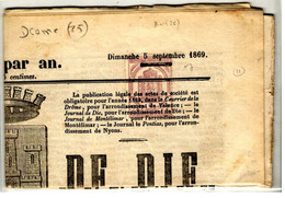 58349 -  1 Timbre Journal - Journaux