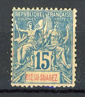 DIEGO-S - Yv. N° 43  *   15c   Cote   16   Euro  BE R  2 Scans - Unused Stamps