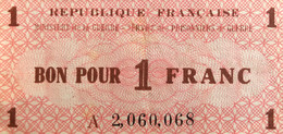 France 1 Franc, Prisoner Of War Money (1945) - Extremely Fine - RARE - Other & Unclassified