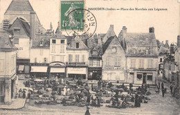 36-ISSOUDUN- PLACE DES MARCHES AUX LÉGUMES - Issoudun