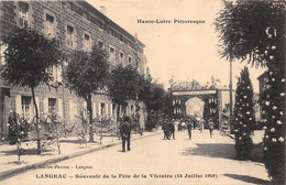 43-LANGEAC- SOUVENIR DE LA FÊTE DE LA VICTOIRE 14 JUILLET 1919 - Langeac