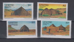 Lesotho 1993, Traditional Houses, MNH Stamps Set - Lesotho (1966-...)