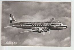 Vintage Rppc KLM K.L.M Royal Dutch Airlines Douglas Dc-6 Aircraft - 1919-1938: Entre Guerres