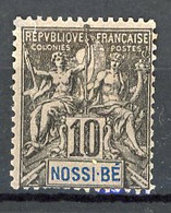 NOSSI-BE- Yv. N° 31    *   10c   Cote  12,5  Euro   BE R  2 Scans - Unused Stamps
