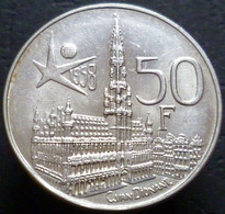 Belgio - 50 Francs 1958 - Fiera Internazionale Di Bruxelles - KM# 150.1 - 50 Frank