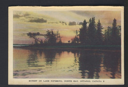 LAKE NIPISSING, NORTH BAY, ONTARIO CANADA - Sunset - North Bay