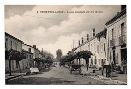 Carte Postale Ancienne - Non Circulé - Dép. 40 - SAINT PAUL LES DAX - Avenue PRINCIPALE - Other & Unclassified