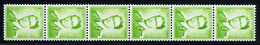 België R34 - Koning Boudewijn - 3,50 Grasgroen - Vert - Strook Van 6 Zonder Nummer - Bande De 6 Sans Numéro - Coil Stamps