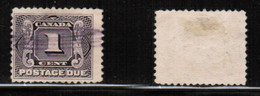 CANADA   Scott # J 1 USED (CONDITION AS PER SCAN) (CAN-98) - Impuestos