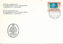 UNITED NATIONS. GENEVE. 1977 - Lettres & Documents