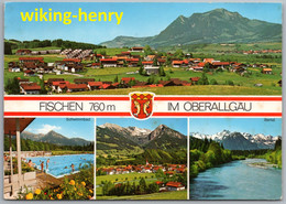 Delcampe - Fischen Im Allgäu - Mehrbildkarte 24   Gelaufen Am 7.7.77 Von München - Fischen
