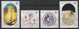 1989 Seychelles 20th Anniversary Of The Moon Landing Set And Souvenir Sheet (** / MNH / UMM) - Afrique