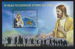 2021 VATICANO "VERSO IL GIUBILEO 2025" BF MNH - Unused Stamps