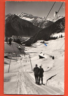 DAQ-01 Riederalp Ob Brig Skilift Blausee  Gelaufen 1963 Mit Marke SAC CAS 1863-1963 Klopfenstein 44722 - Riederalp