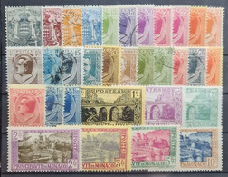 MONACO 1924-33 - MLH/canceled - Sc# 60, 61, 63-92 - Nuevos