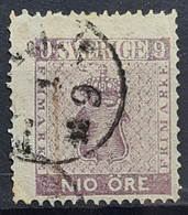 SWEDEN 1858 - Canceled - Sc# 7 - Used Stamps