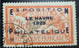 FRANCE 1929 - Canceled - YT 257A - Exposition Philatélique Le Havre - Usados