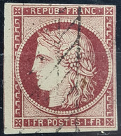 FRANCE 1849 - Canceled - YT 6 - 1F - 1849-1850 Cérès