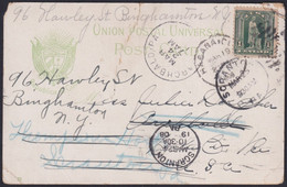 1905-H-95 CUBA 1905 FORWARDED POSTCARD 1908 IN US SORANTO SCRANTON PRESIDENT PALACE - Briefe U. Dokumente