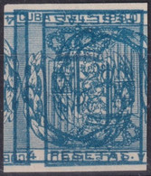 1880-177 CUBA ANTILLAS SPAIN TELEGRAPH TELEGRAFOS 1880 4 Ptas IMPERF PROOF MACULATURA. - Voorfilatelie