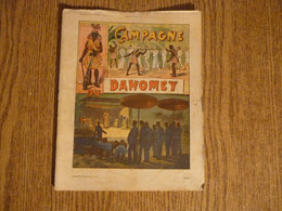 Protège-Cahier/Couverture "Campagne Du Dahomey 10"- Format Plié 21,1 X 17,4 Cm Environ. - Omslagen Van Boeken