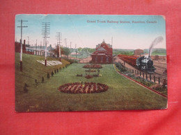 Grand Trunk Railway Station.  Has Crease.    Hamilton Canada > Ontario > Hamilton      Ref 5503 - Hamilton