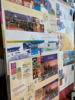 Hong Kong FDC Covers 10 Diff Cachet Chops - Covers & Documents