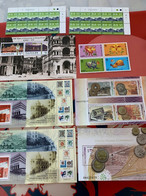 Hong Kong Stamp 7diff S/s Post Box Stamp On Stamp Currency - Covers & Documents