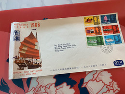 Hong Kong Stamp 1968 Ferry Postally Used Junk - Covers & Documents