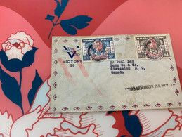 Hong Kong Stamp Classic Postally Used Cover - Cartas & Documentos