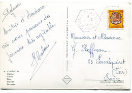 CP De CANILLO Avec Dateur Du 4/08/1964 - Lettres & Documents