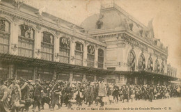 CPA Lyon-Gare Des Brotteaux-Arrivée De Grands Blessés       L1281 - Autres