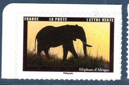 France 2022.Issu Du Carnet Les Animaux Au Crépuscule .**-Eléphant D’Afrique . - Gedenkmarken