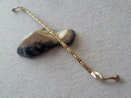 Vintage Flex-Let Gold Filled Scissor Expansion End Lady Watch Band Bracelet (# 72) - Montres Gousset