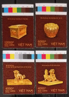 Vietnam Viet Nam MNH Perf Stamps 2021 : National Treasure Treasures : ROYAL GOLDEN GOLD ITEMS (series 2) (Ms1145) - Vietnam