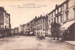 63-ISSOIRE- HÔTEL DE LA POSTE ET BLD DE LA MANLIERE - Issoire