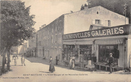 63-SAINT-NECTAIRE- L'HÔTEL BAUGER ET LES NOUVELLES GALERIES - Saint Nectaire