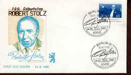 Berlin FDC Aus 1980 Ex 10 Items  Gestempelt / Used / Oblitéré (Berl 026) - 1971-1980