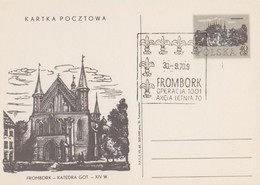 Poland Postmark D70.09.30 FroA01: FROMBORK Scouting Summer Action ZHP - Postwaardestukken