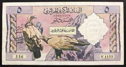 Algeria 5 Dinars Pick#122b 01 01 1964 Q.bb Pressata, Lievi Restauri LOTTO 3772 - Algérie