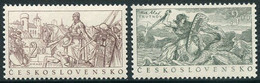 CZECHOSLOVAKIA 1952 Ales Centenary II LHM / *.  Michel 772-73 - Unused Stamps