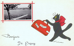 BONJOUR DE ERQUY -  CHAT NOIR - Erquy