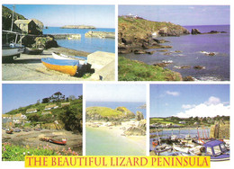 SCENES FROM THE LIZARD PENINSULA, CORNWALL, ENGLAND. USED POSTCARD Gv4 - Land's End